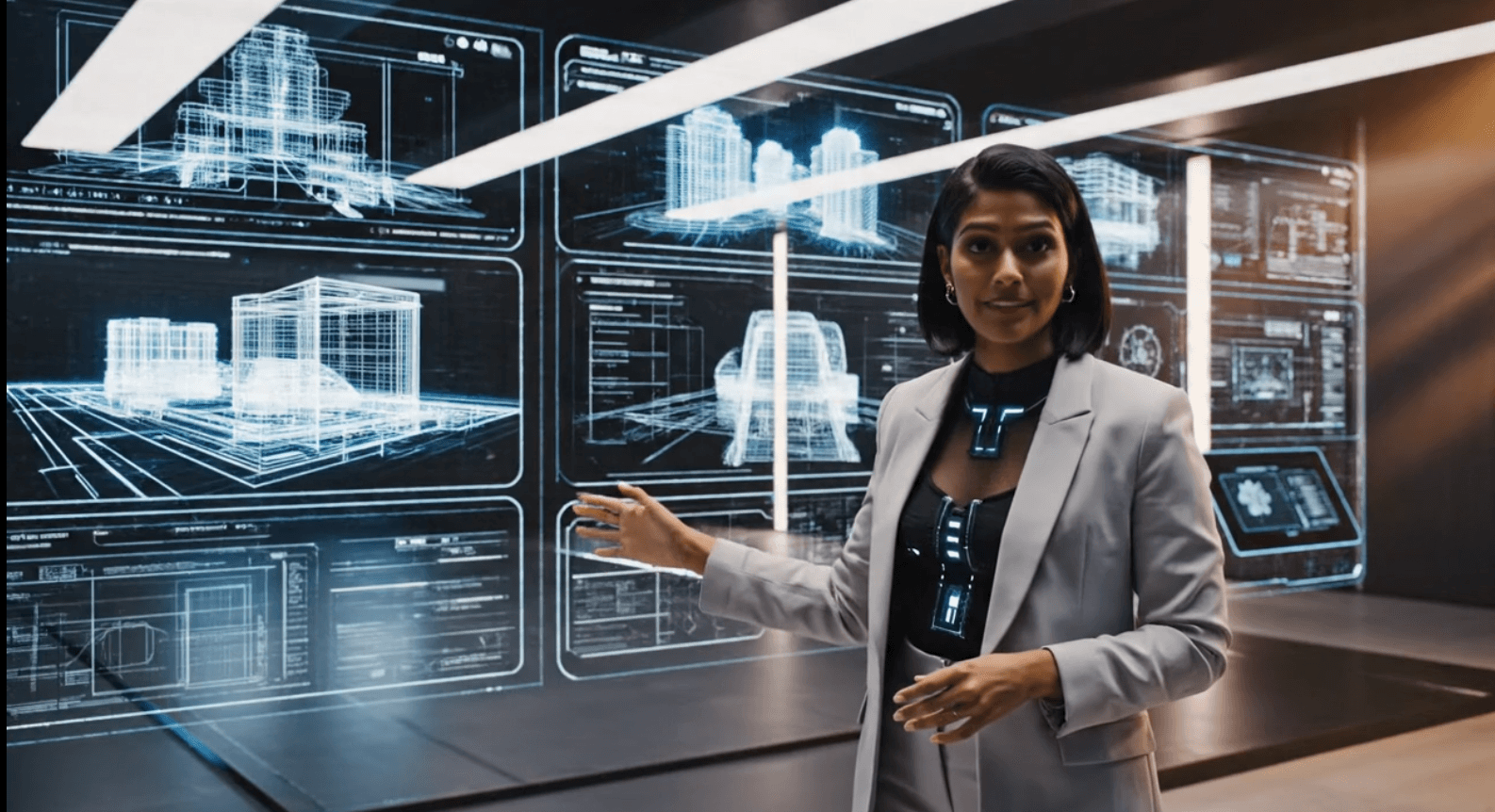 AI Architectural Visualization and Concept Development for Modern Design Firms